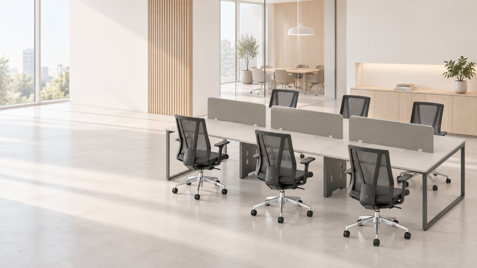 Thiết kế nội thất văn phòng phong cách tối giản
